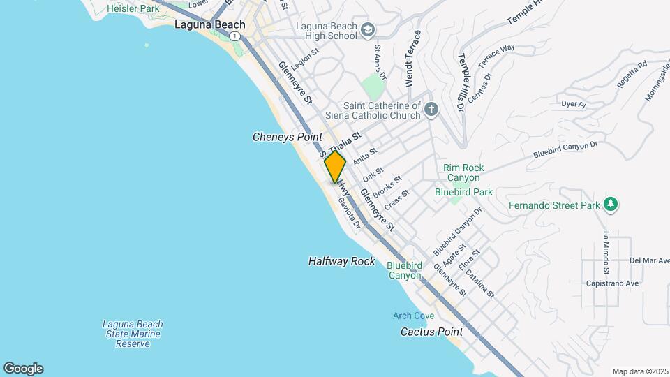 1055 Gaviota Dr Map and Location Details