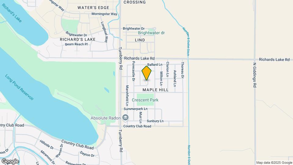 2507 Lynnhaven Ln Map and Location Details