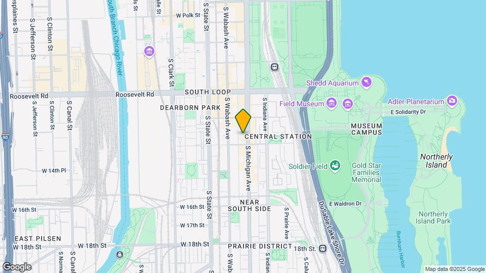 1332 S Michigan Ave, Unit 3011 Map and Location Details