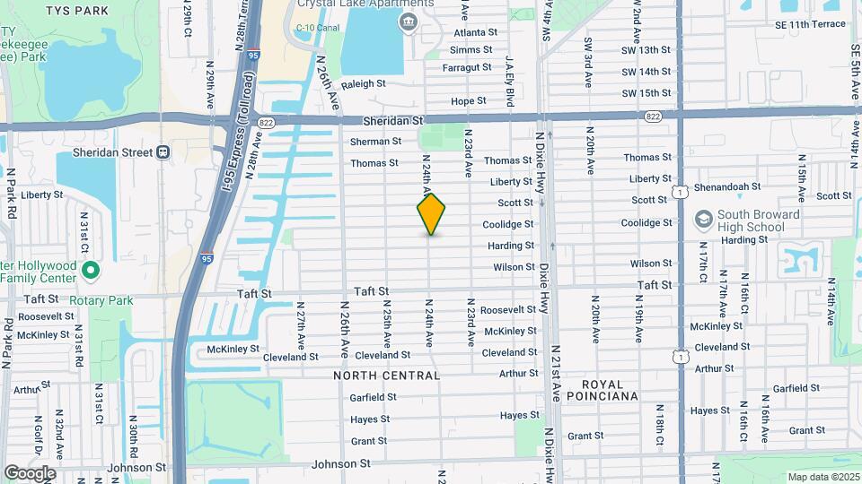 2347 Harding St Map and Location Details