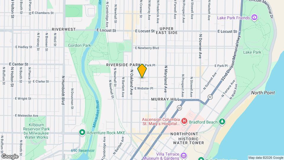 2586 N Cramer St Map and Location Details