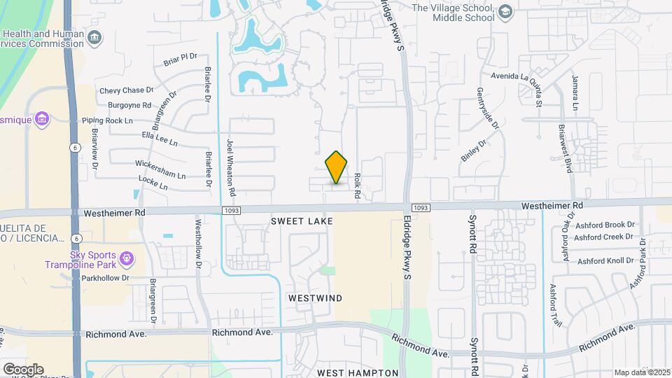 13621 Teal Bluff Ln Map and Location Details