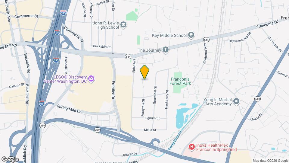 6601 Forsythia St Map and Location Details