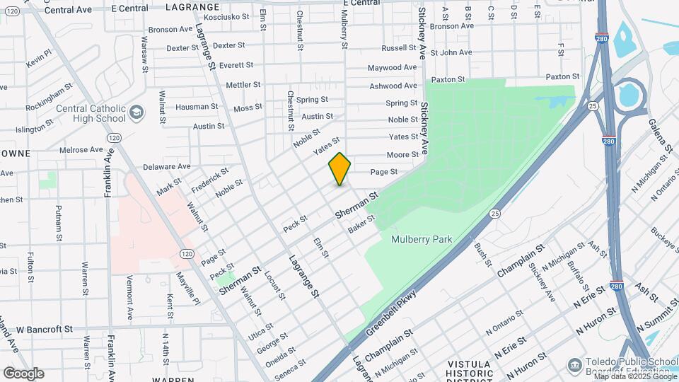 1221 Peck St Map and Location Details