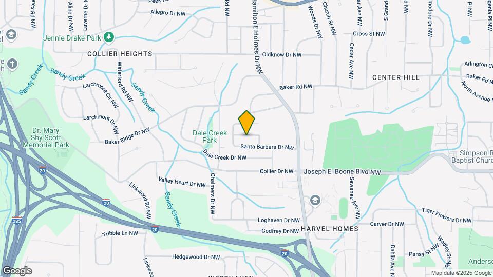 2642 Santa Monica Dr NW Map and Location Details