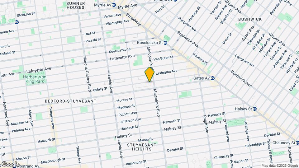 730 Quincy St Map and Location Details