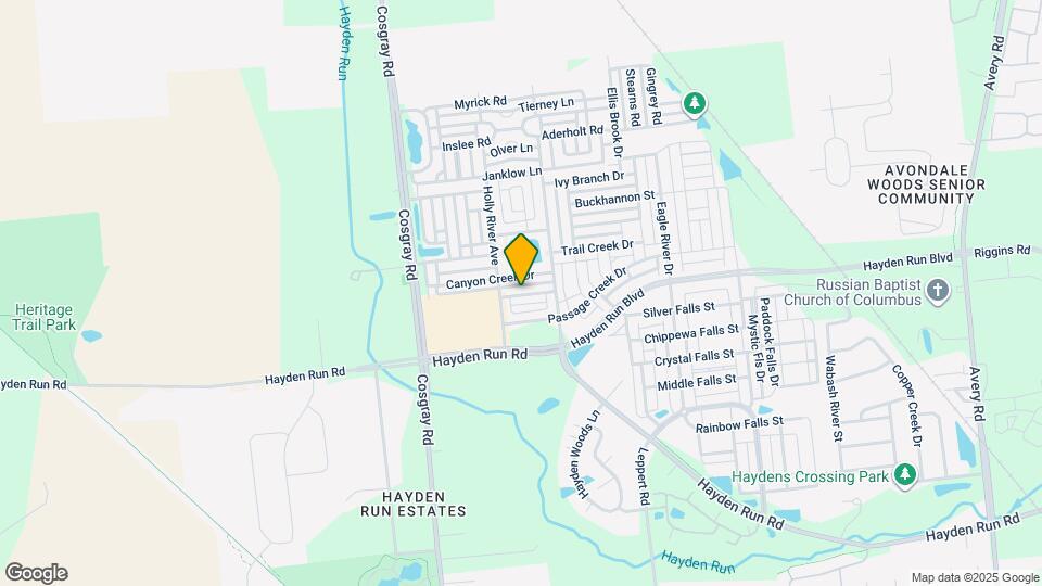 5927 Winberry Creek Dr Map and Location Details