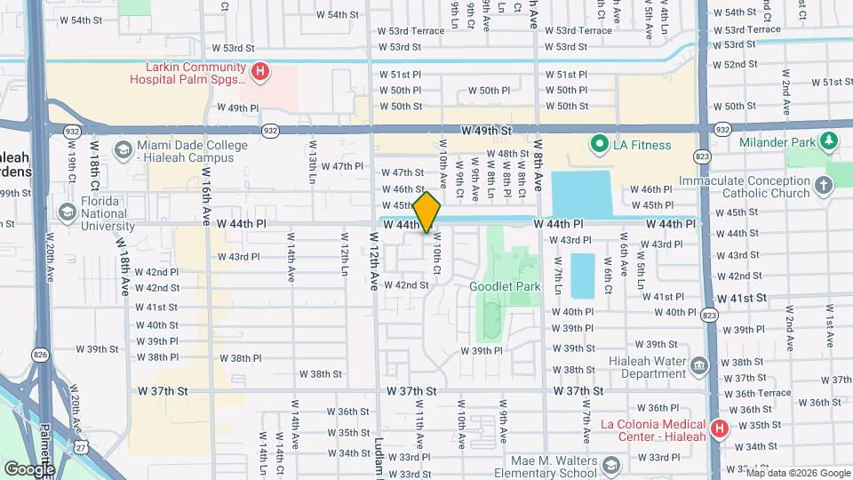 4415 W 10th Ln Map and Location Details