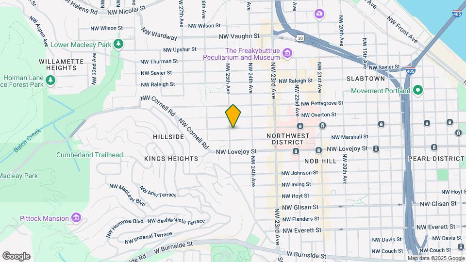 1134 NW 25th Ave Mapa y Detalles de la Ubicación