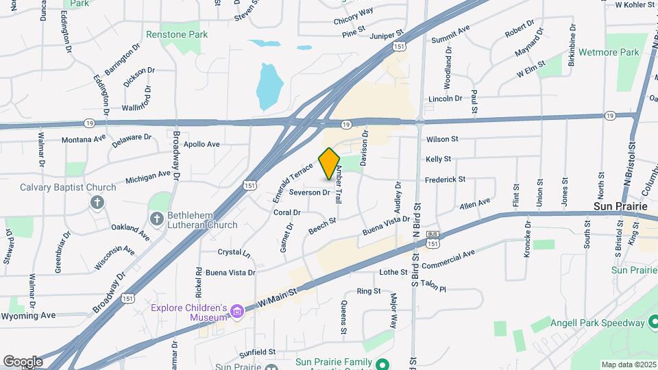 1108 Severson Dr Map and Location Details