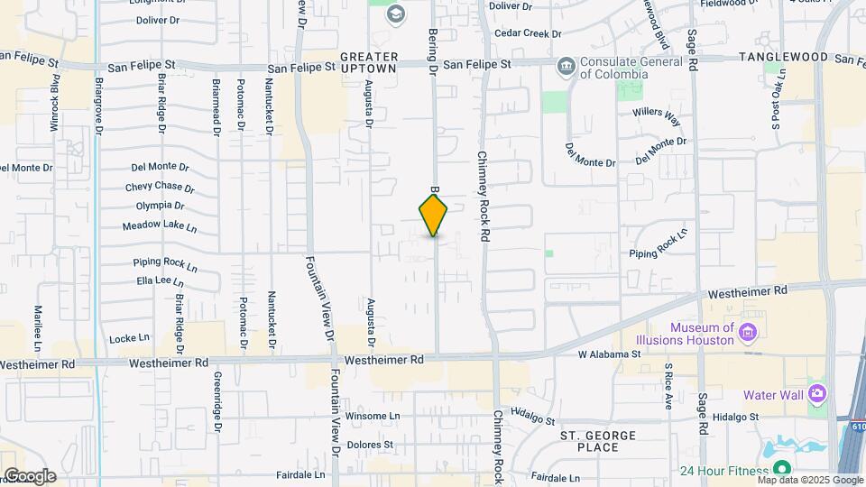 2250 Bering Dr Map and Location Details