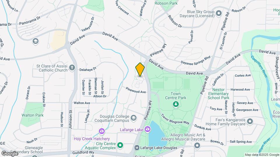 Coquitlam Kinsman Housing Estate Map and Location Details