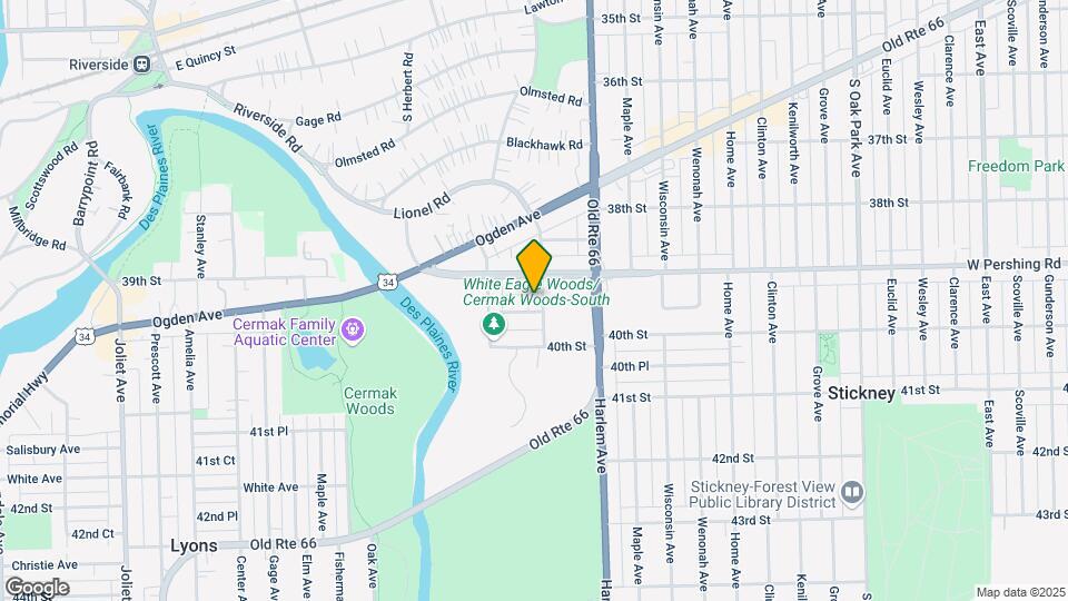 3912 S Powell Ave Map and Location Details