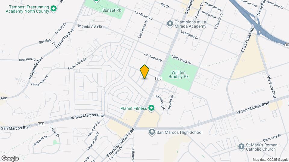 837 Via Juanita Map and Location Details