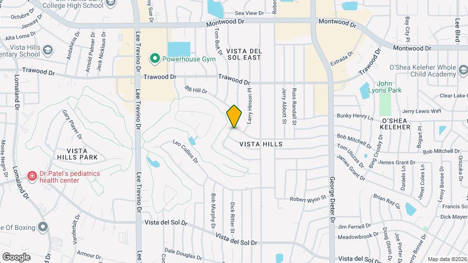 1716 Tommy Aaron Dr Map and Location Details