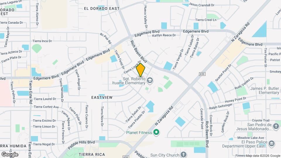 3313 Tierra Yvette Ln Map and Location Details