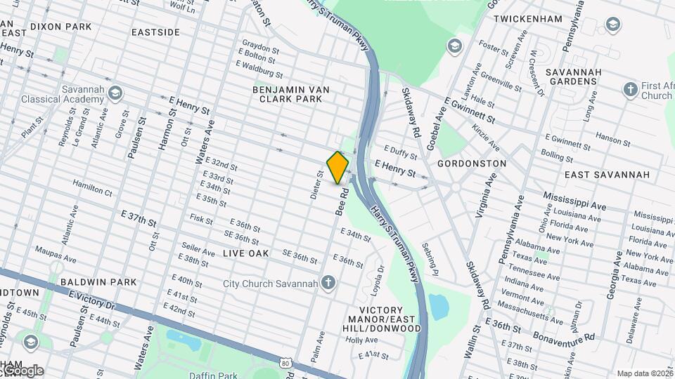 1519 E 31st St Mapa y Detalles de la Ubicación