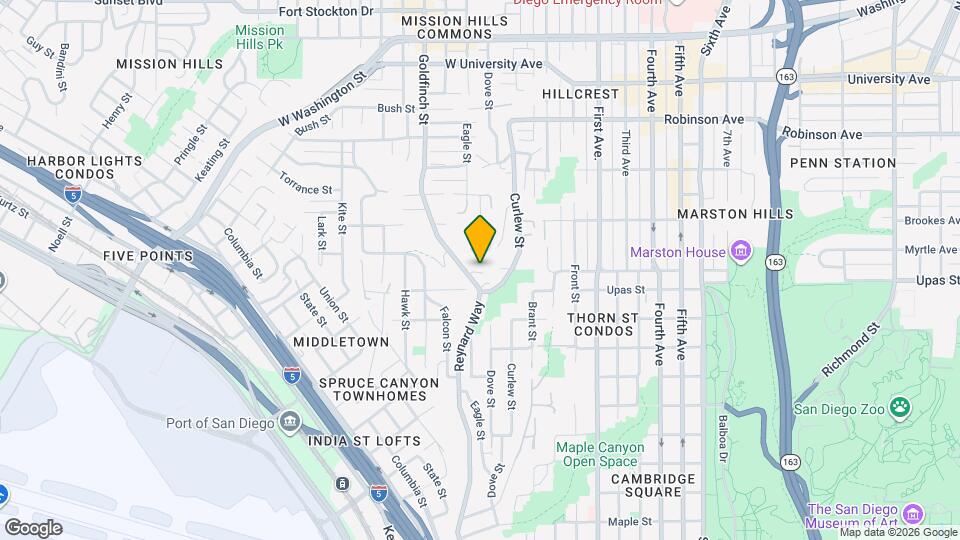 3435 Reynard Way Map and Location Details