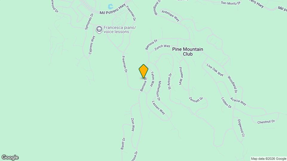 1921 Bernina Dr Map and Location Details