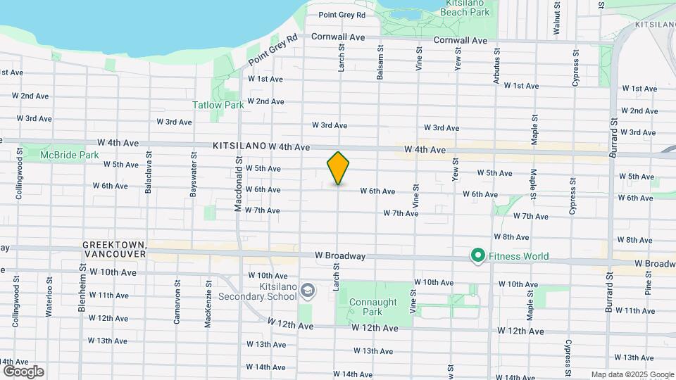 28XX W 6th Ave Map and Location Details