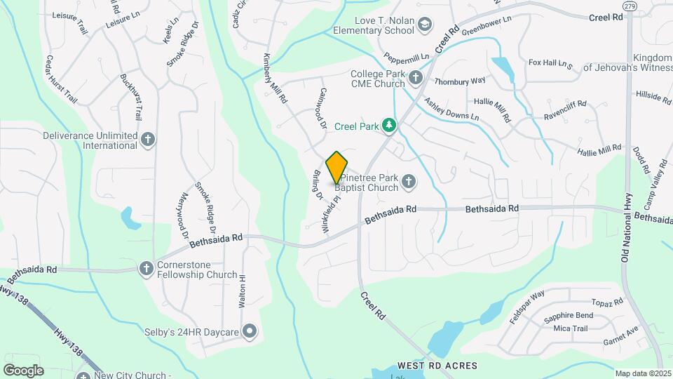 7025 Winkfield Pl Map and Location Details