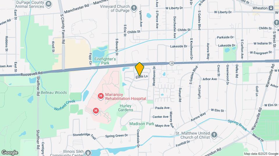 1745 Ennis Ln Map and Location Details