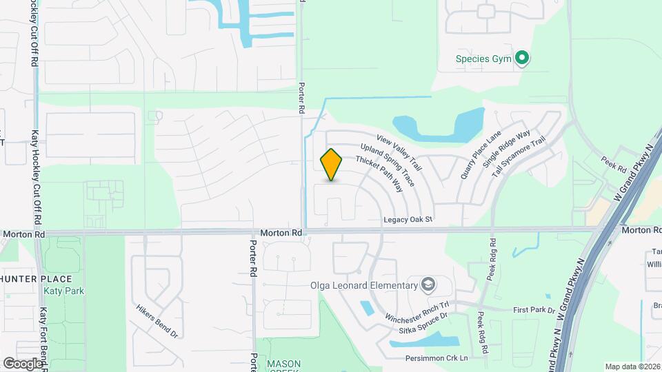 3323 Winchester Rnch Trl Map and Location Details