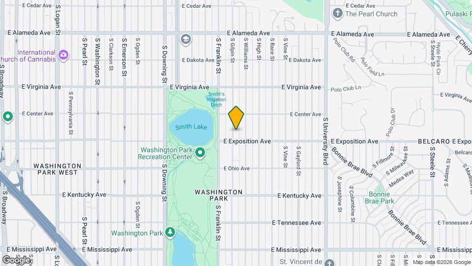 668 S Gilpin St Map and Location Details