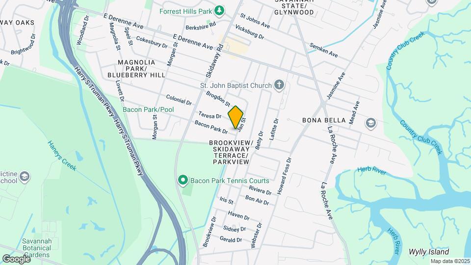 2222 Bacon Park Dr Map and Location Details