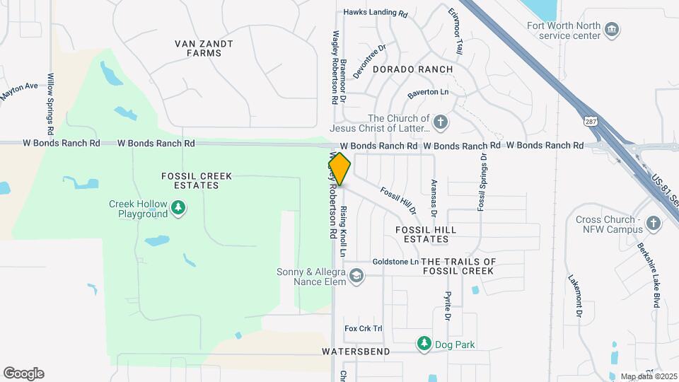 10557 Rising Knoll Ln Map and Location Details