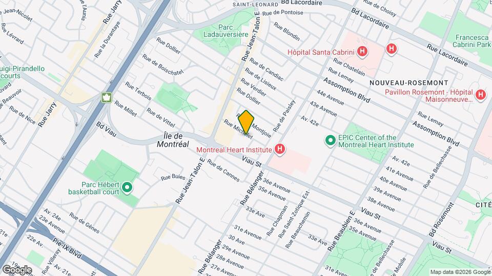 7065-7085 Michelet Rue Map and Location Details