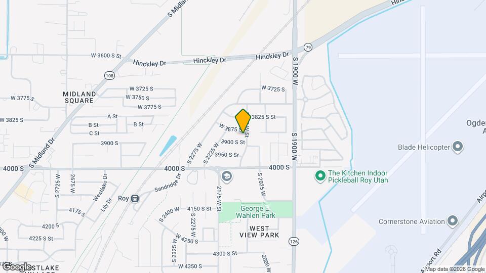 3879 S 2050 W Mapa y Detalles de la Ubicación