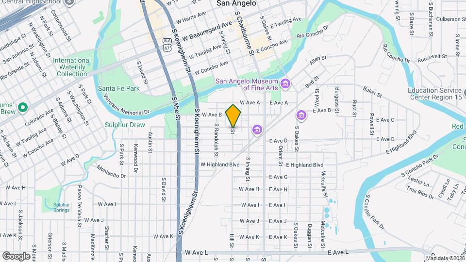 722 S Hill St Map and Location Details