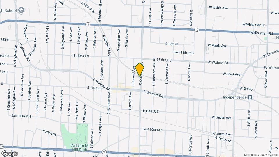 1706 S Sterling Ave Map and Location Details