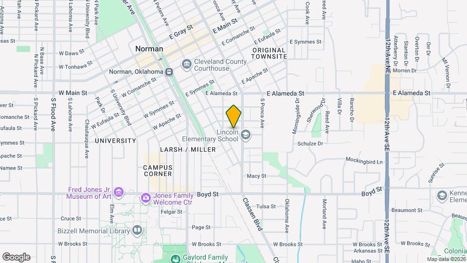 321 E Duffy St Map and Location Details