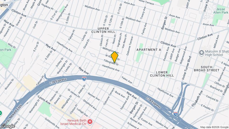38 Tillinghast St, Unit 1L Mapa y Detalles de la Ubicación