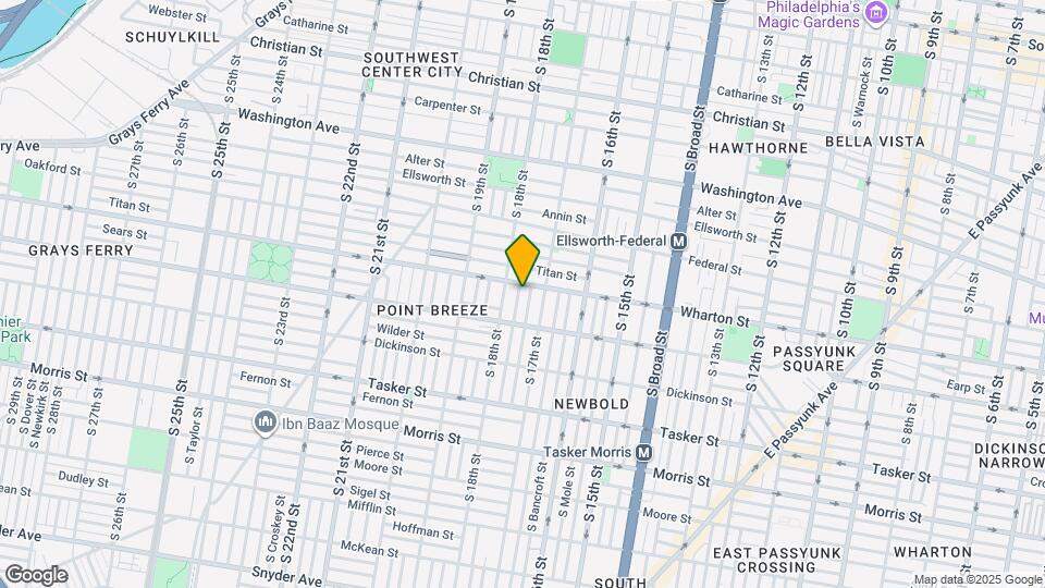 1311 S Bouvier St Map and Location Details