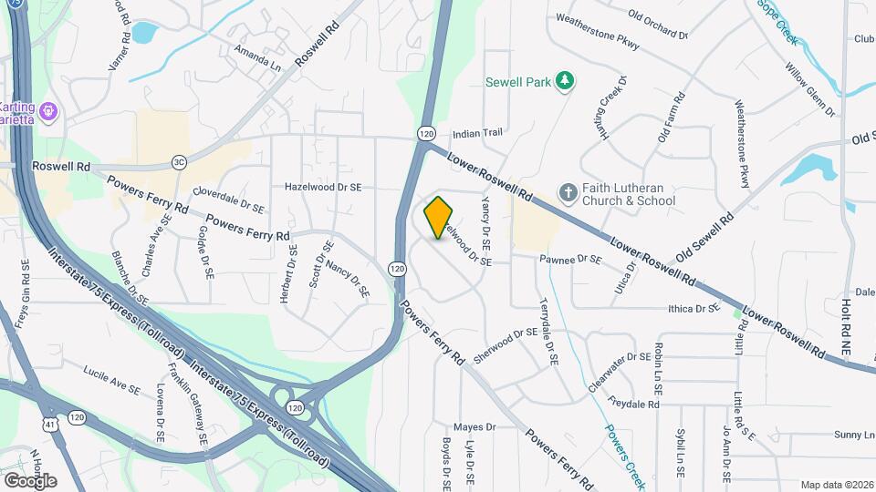 1889 Clearwater Dr SE Map and Location Details