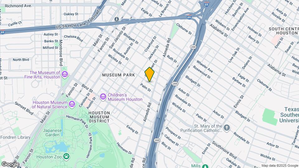 1824 Wichita St Map and Location Details