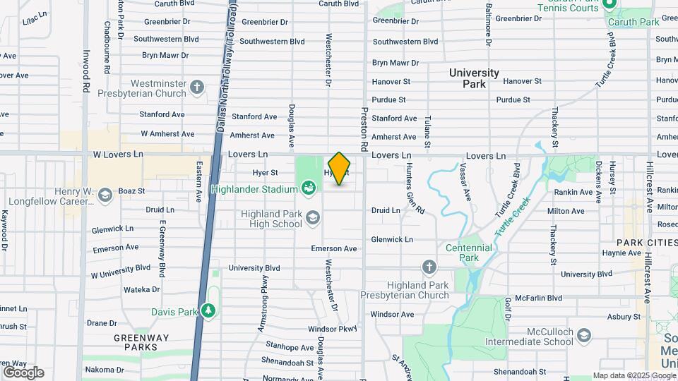 4131 Grassmere Ln Map and Location Details