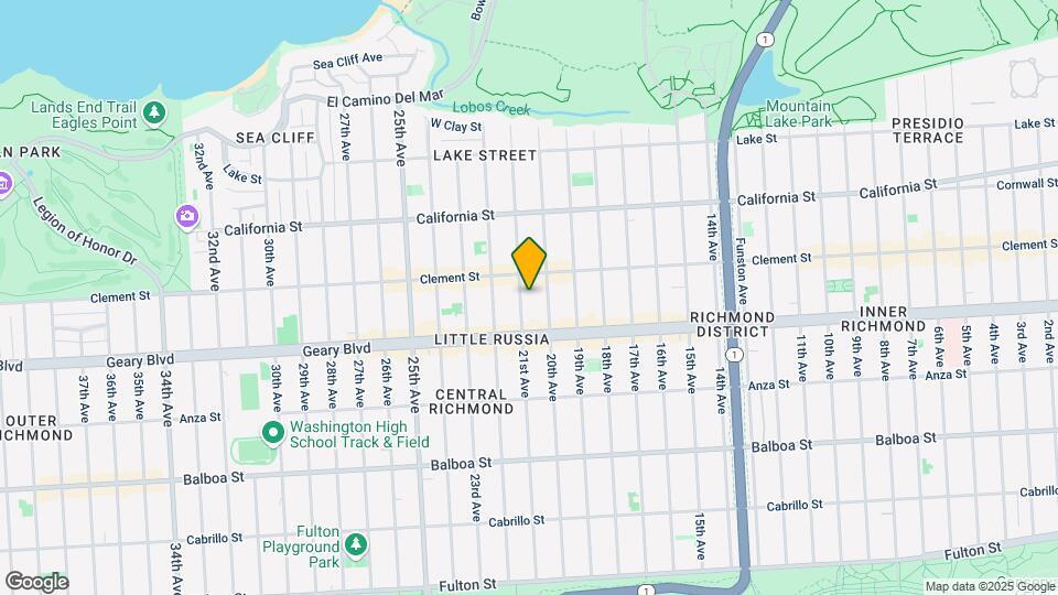 340 21st Ave Map and Location Details