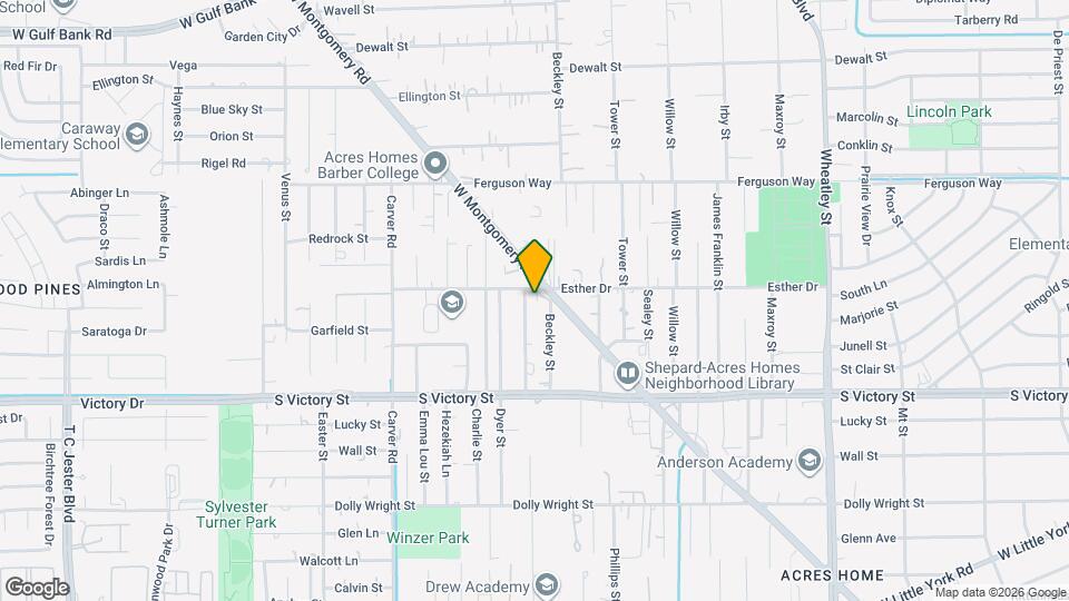 8106 Esther Acres Ln Map and Location Details