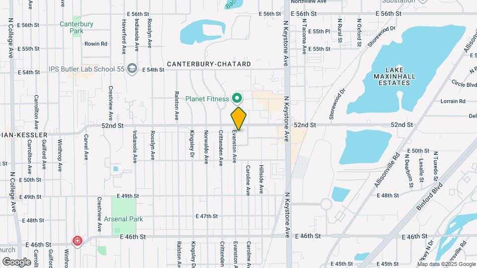 5171 Evanston Ave Mapa y Detalles de la Ubicación