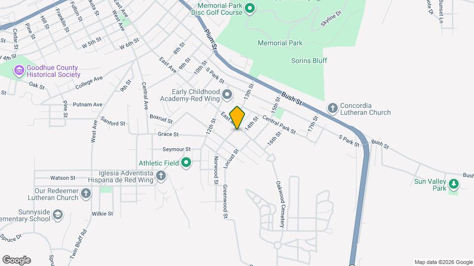 1328 East Ave Map and Location Details