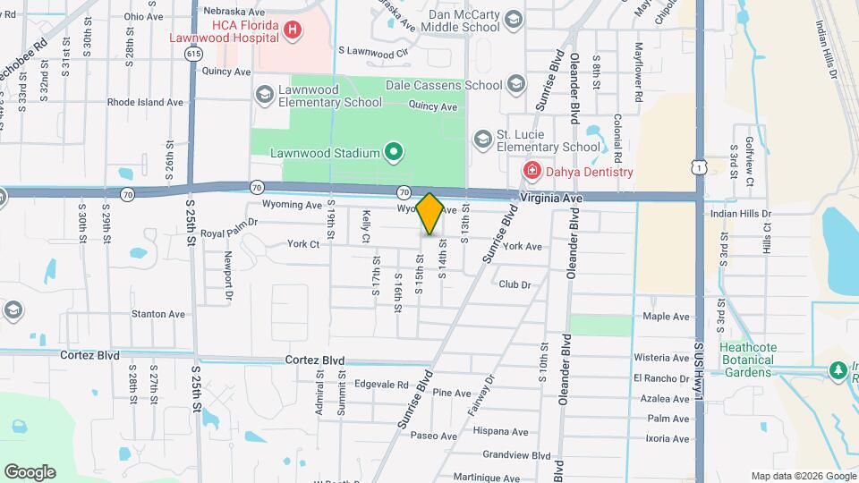 1407 York Ave Map and Location Details