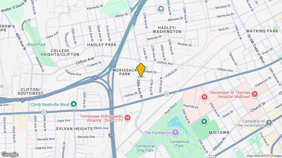 2718 Delaware Ave Map and Location Details