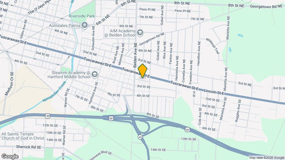 2121 2nd St SE Map and Location Details