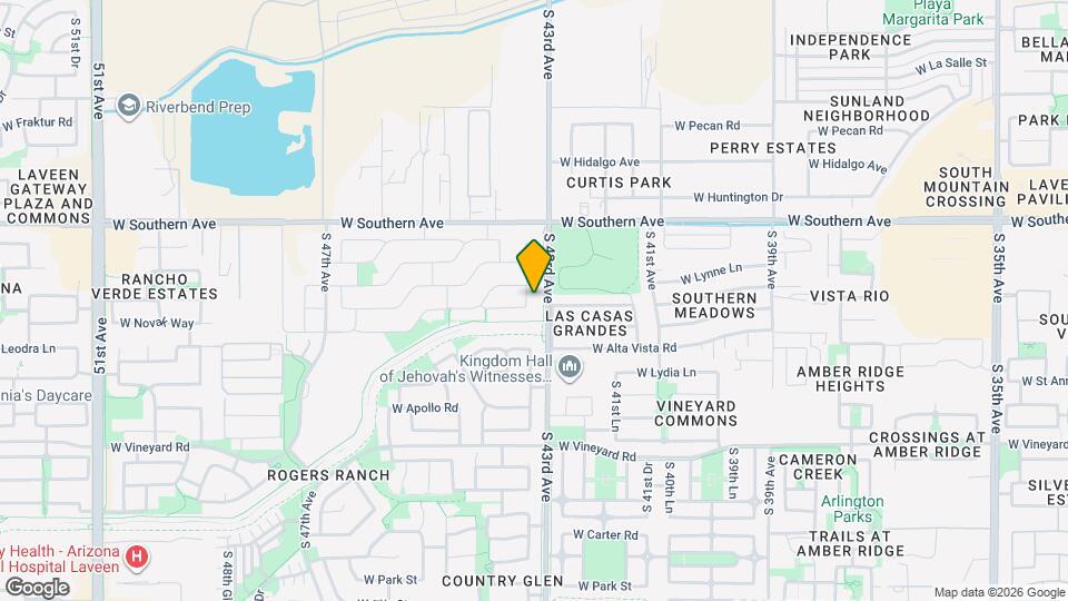 6303 S 43rd Dr Map and Location Details