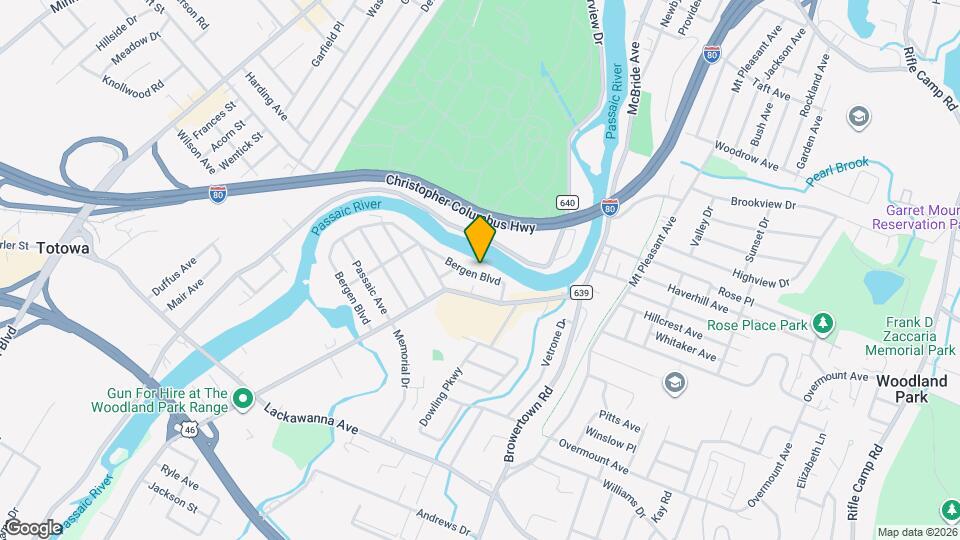 42 Bergen Blvd Map and Location Details