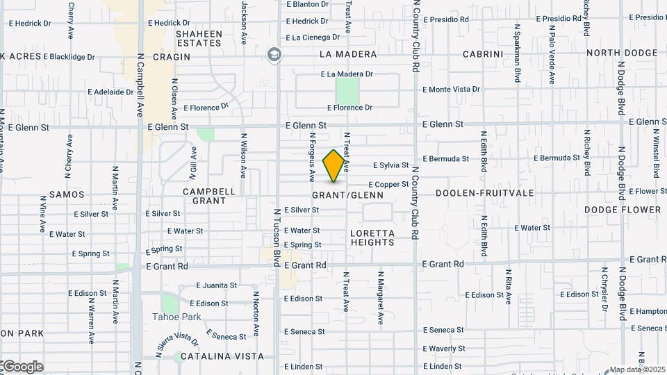 2701-2703 E Copper St Map and Location Details